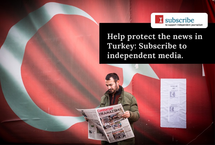 Wereldwijde campagne ‘I Subscribe’ ter ondersteuning persvrijheid Turkije